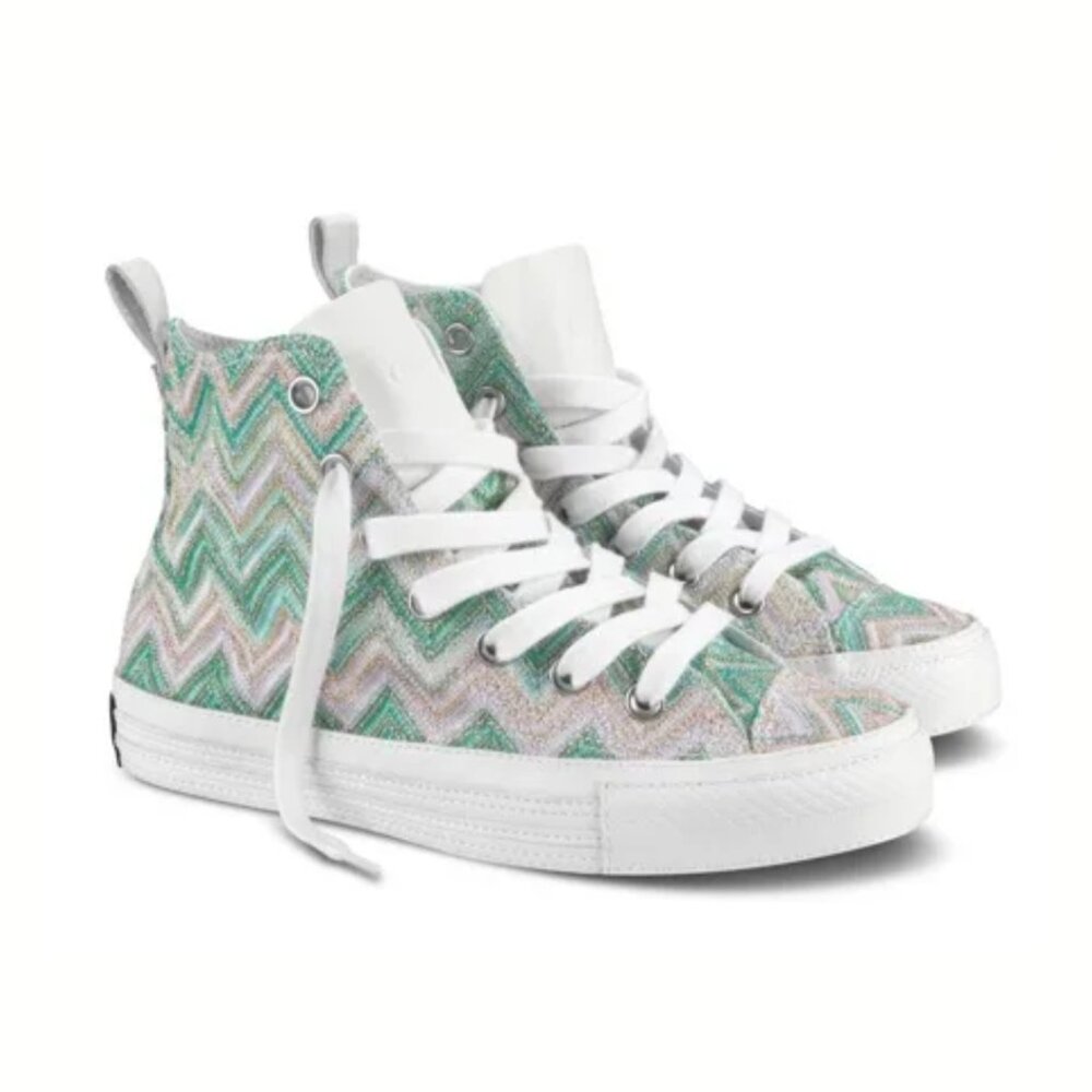 Missoni for Converse Chuck Taylor All Stars High Top Sneakers Unisex Sz 36.5